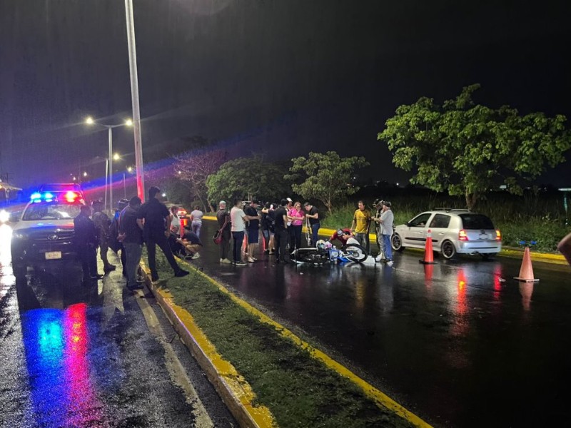 Accidente en Miguel Alemán cobra vida de una joven