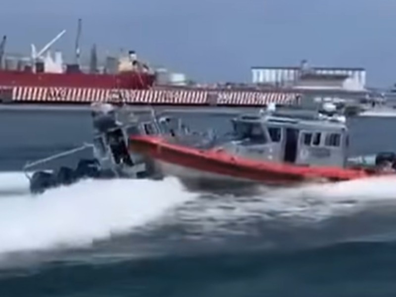 Accidente entre embarcaciones de la Marina en Veracruz