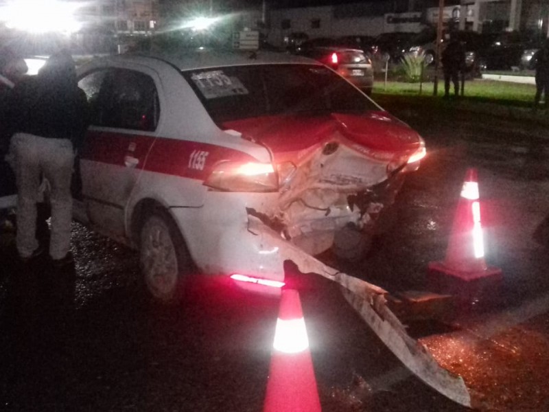 Accidente esta madrugada