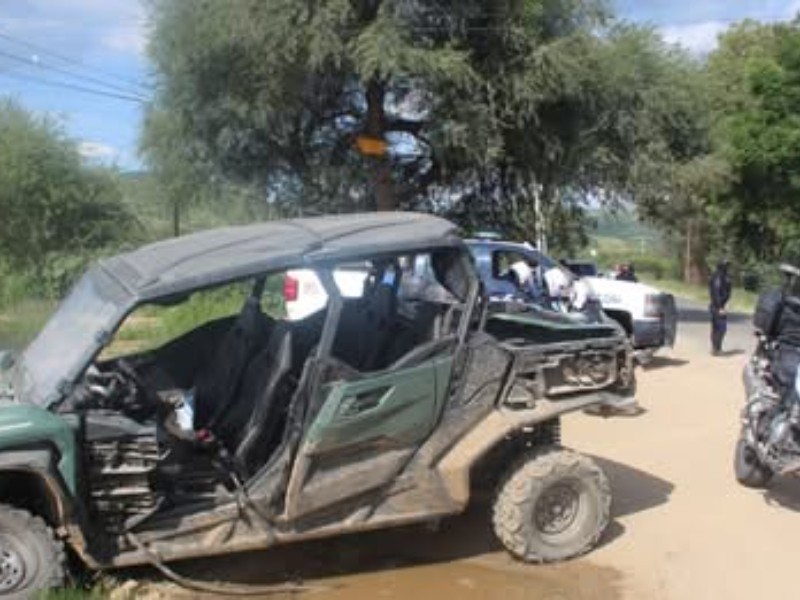 Accidente genera fuerte operativo de seguridad al estar involucrados familiares de gobernadora
