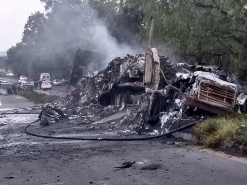 Accidente mortal en la Texcoco - Lechería