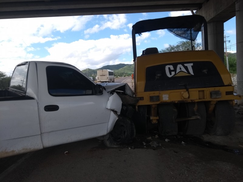 Accidente sobre carretera a Ures