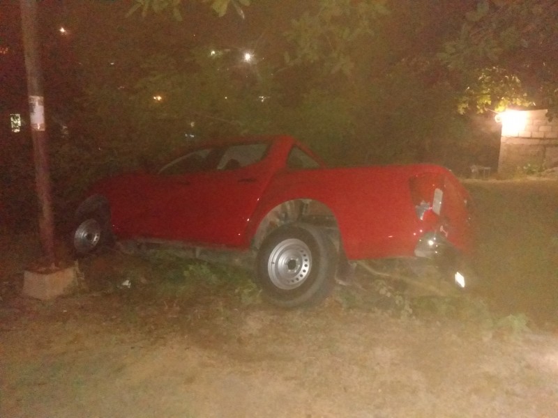 Accidente sobre la carretera costera en Salina Cruz