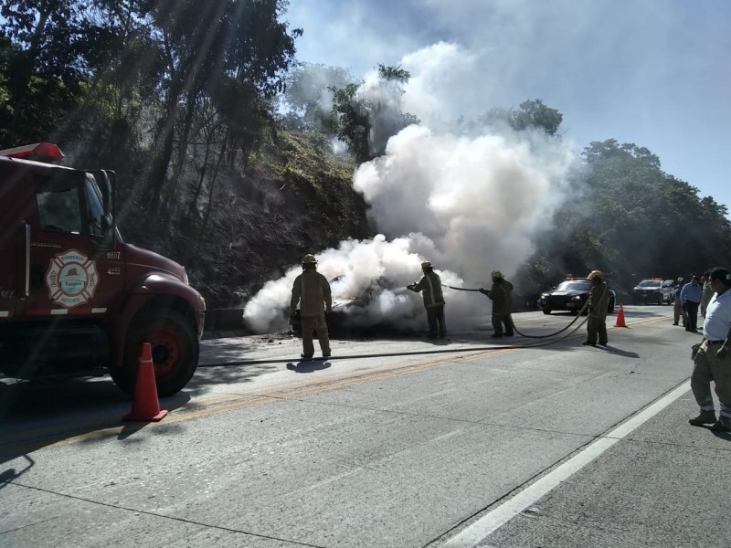 Accidente sobre la Tuxpan-México