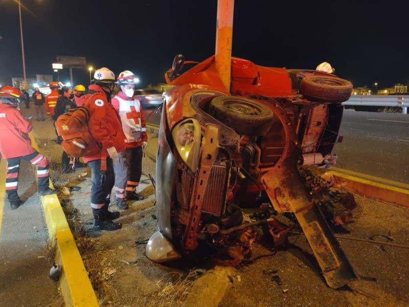 Accidente vehicular deja una persona sin vida