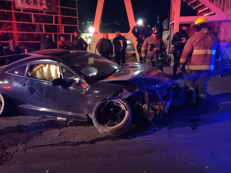 Accidente vehicular en boulevard