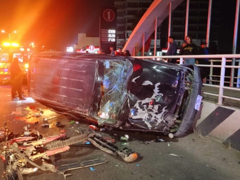 Accidente vial deja 1 fallecido y dos  lesionados en Durango