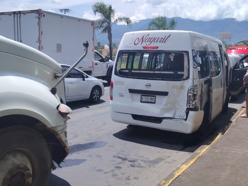 Accidente vial en Ciudad Industrial deja 5 lesionados