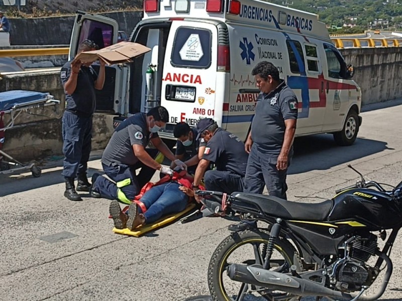 Accidentes de motociclistas a la alza en Salina Cruz