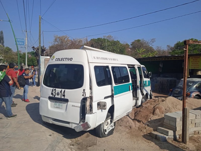 Accidentes de transporte público a la alza en Tuxtla Gutiérrez