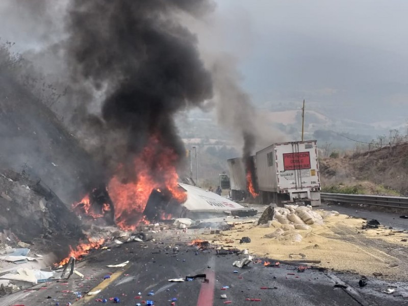 Fatal accidente en las cumbres de Maltrata