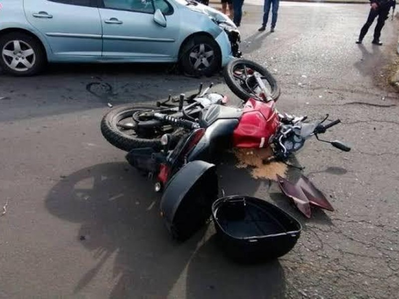 Accidentes en Moto, Incrementan en Algunas regiones del Estado.