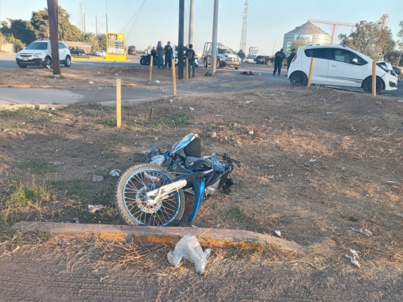 Accidentes en motocicleta saturan hospitales en Guasave