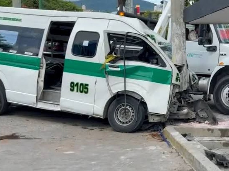 Accidentes en Transporte Publico, Preocupan a Transportistas y Ciudadanos.