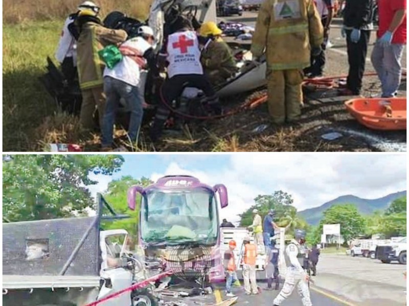 Accidentes letales deja lluvia y exceso de velocidad en carreteras