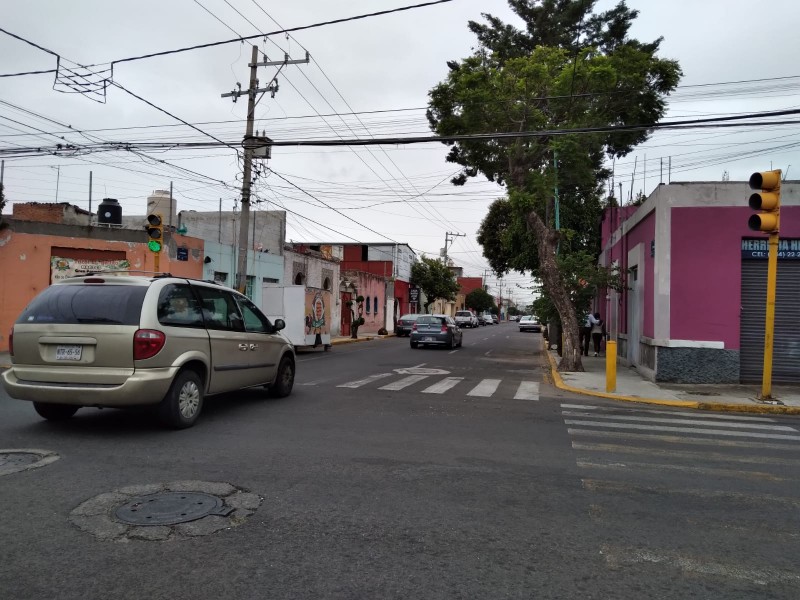 Accidentes viales e inseguridad en barrio de Santiago