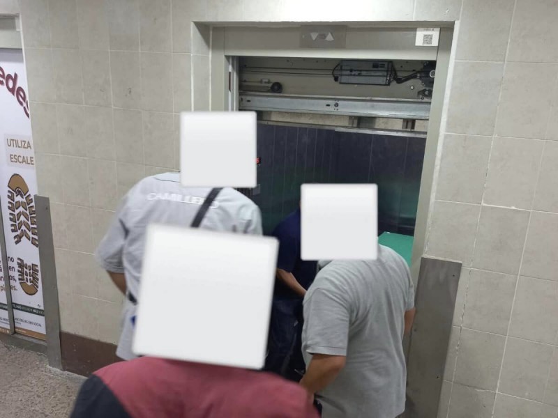 Aclara IMSS percance en elevador de Hospital en Veracruz