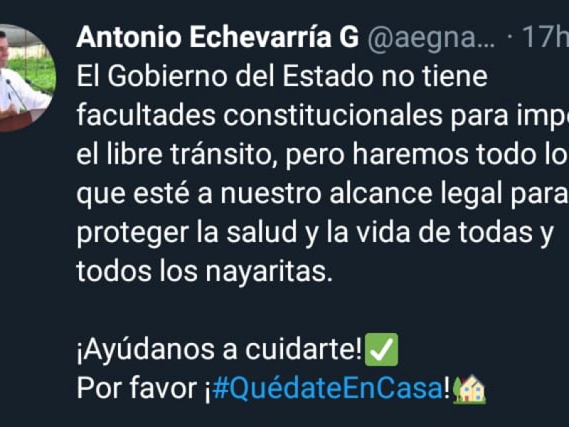 Aclaró Gobierno de Nayarit restricción en playas. No serán cerradas