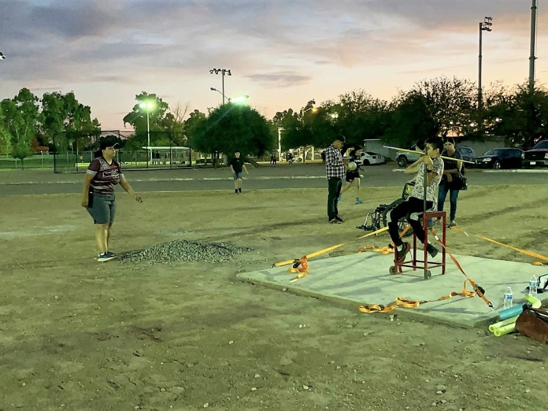 Acondicionan espacio para entrenamiento de discapacitados