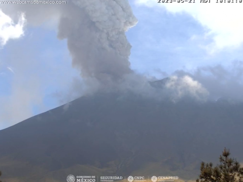 Activa Del Mazo protocolos por cambio de semáforo de Popocatépetl