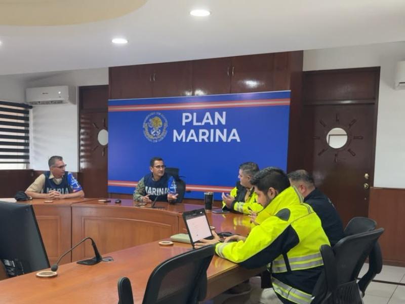 Activa Marina plan de auxilio por inundaciones en Guaymas.