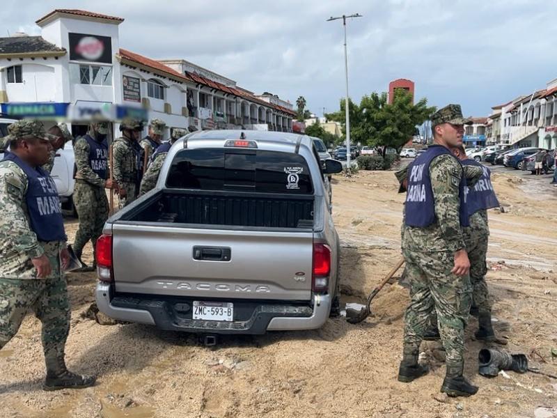 Activa Marina Plan de Auxilio por lluvias en Los Cabos
