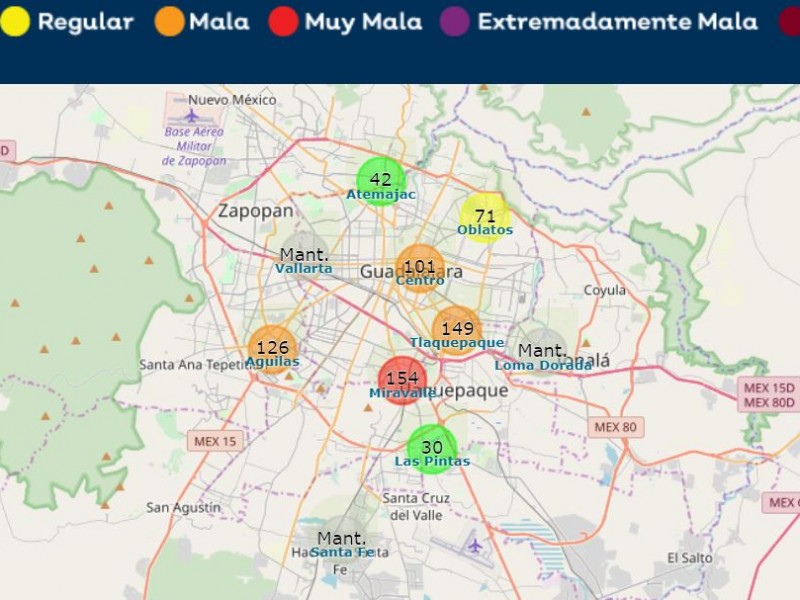 Activa SEMADET precontingencia atmosférica