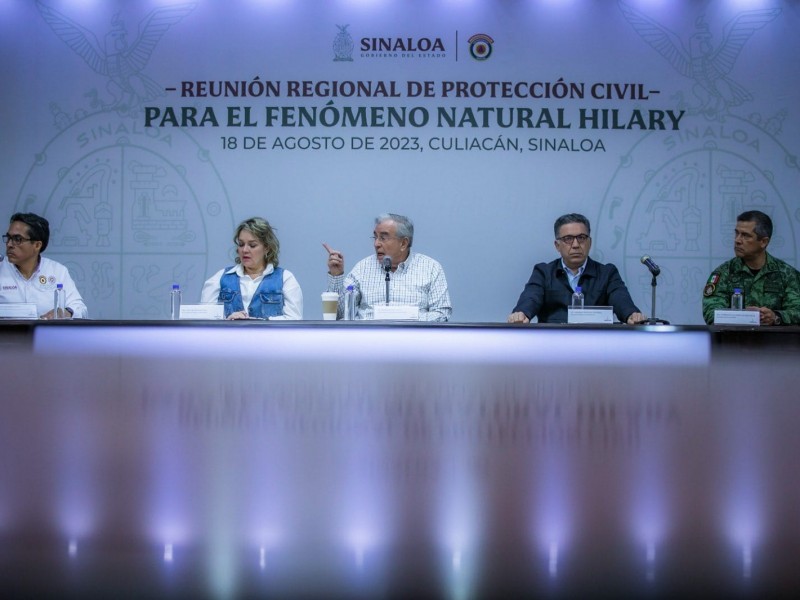 Activa Sinaloa consejo de protección civil por Hilary