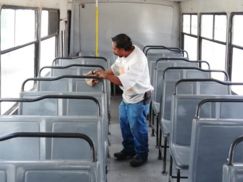 Activan acciones sanitarias en transporte público de Zacatecas