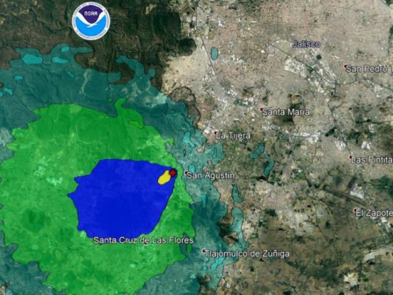 Activan alerta atmosférica en cuatro municipios