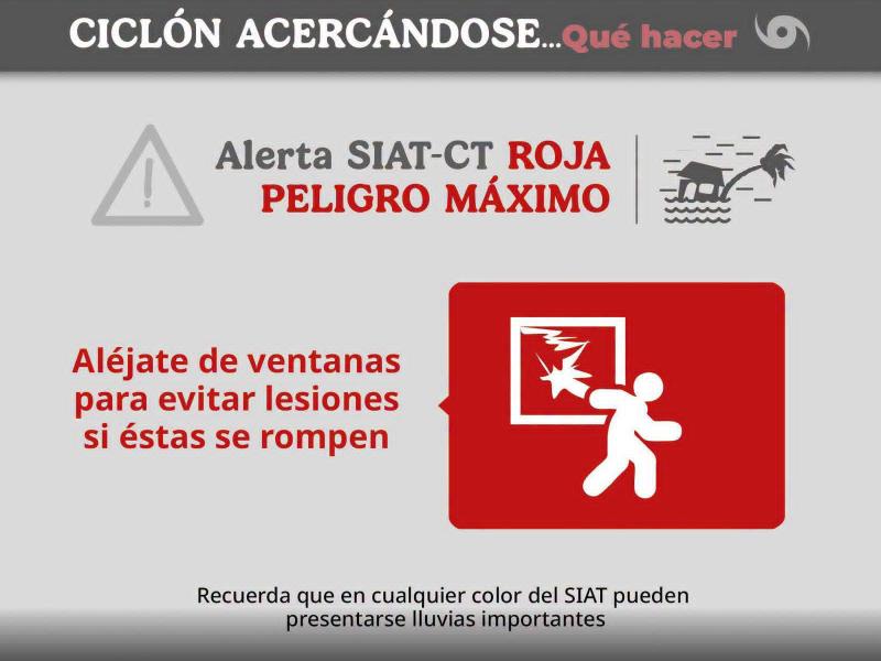 Activan Alerta Roja en seis municipios de Colima por huracán Simón