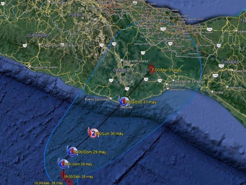 Activan alertas en Veracruz por ‘Ágatha’; prevén lluvias en estas regiones