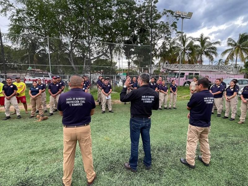 Activan operativo preventivo en Bahía de Banderas ante huracán Trudy