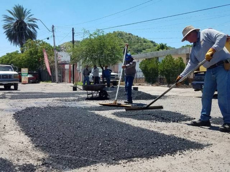 Activan plan emergente de bacheo en Hermosillo