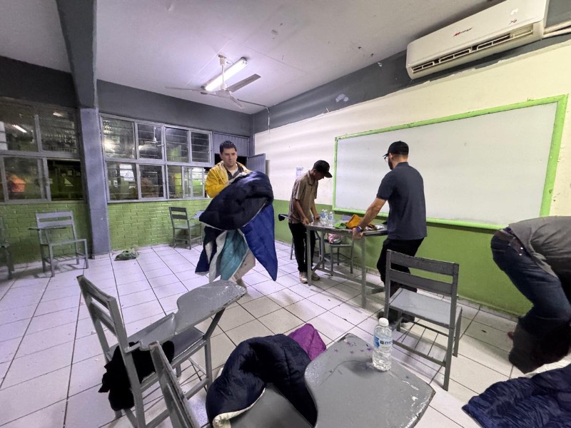 Activan refugio temporal en Los Mochis para familias afectadas por las lluvias