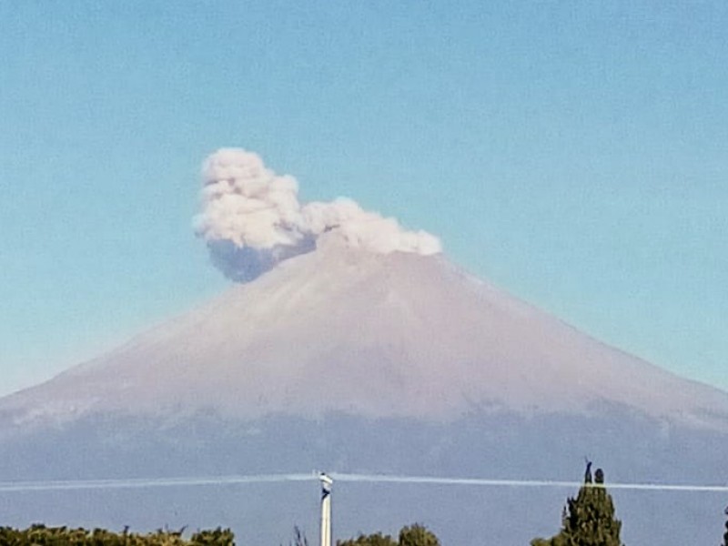 Actividad estable del Popocatépetl: PC