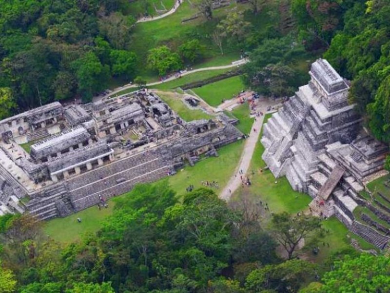 Actividades con sana distancia en zonas arqueológicas de Palenque