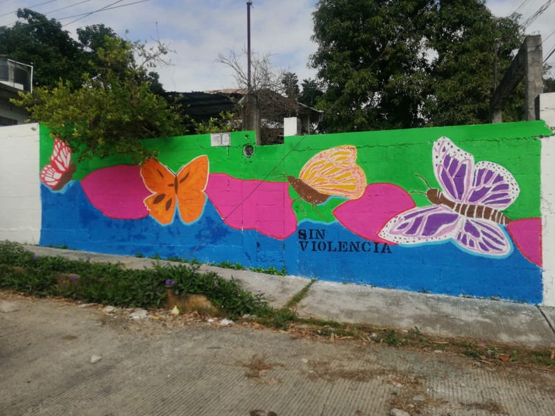 Activistas seguirán plasmando murales en Tuxpan