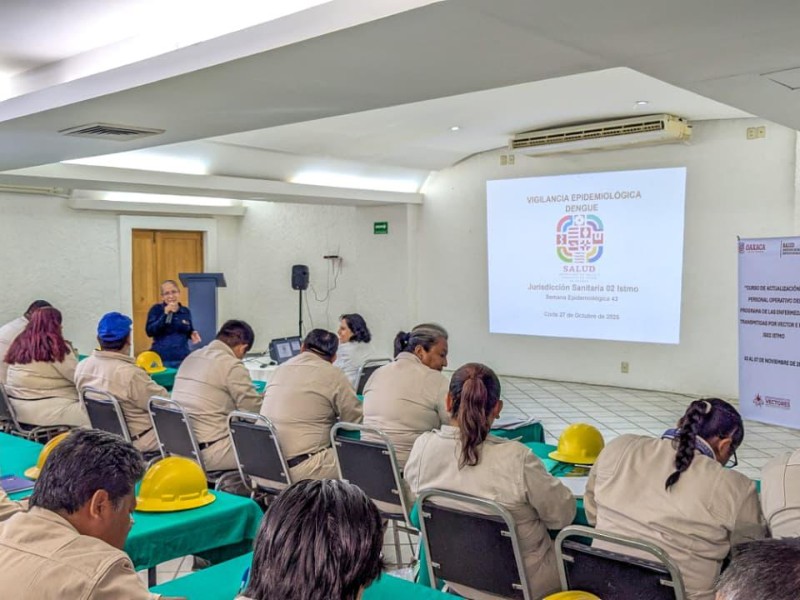 Actualiza SSO a personal del Istmo, prevención de enfermedades transmitidas por vector
