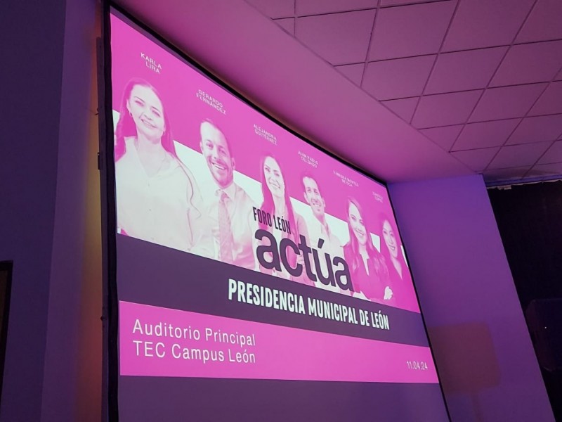 Acuden candidatos a alcaldía a foro en Tec de Monterrey