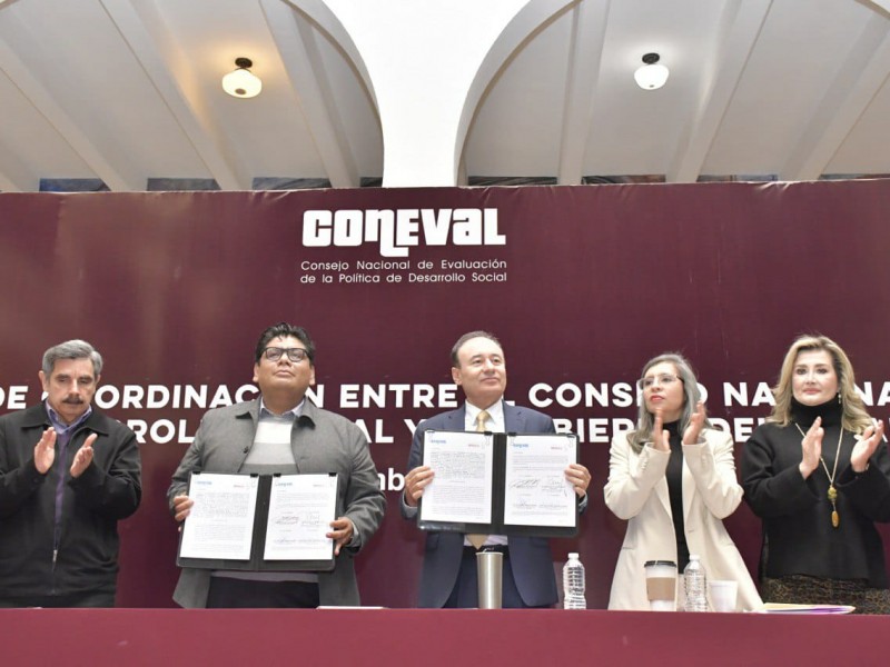 Acuerdan Coneval y Gobierno de Sonora evaluación de programas sociales