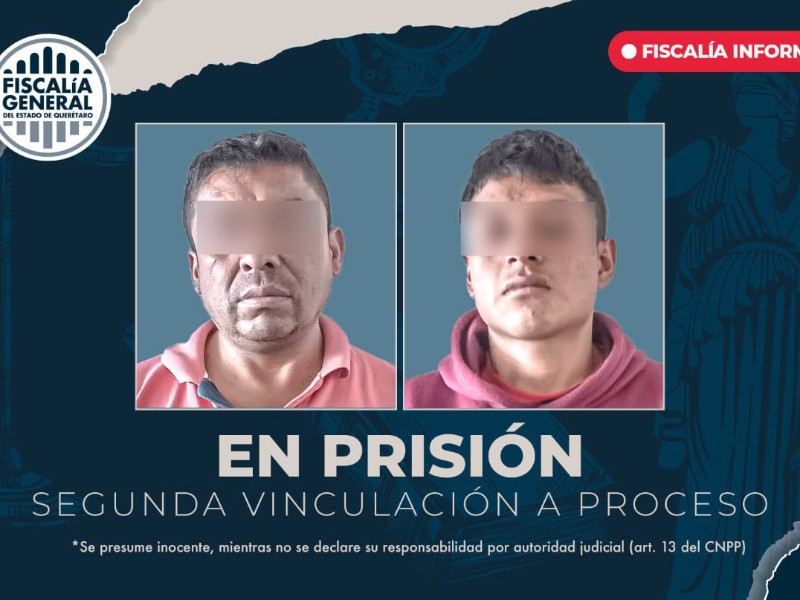 Acumulan vinculación a proceso 2 detenidos en Tequisquiapan