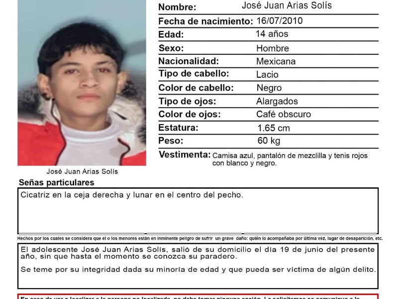 Acusan a la GN y a la SEDENA por desaparición de menor