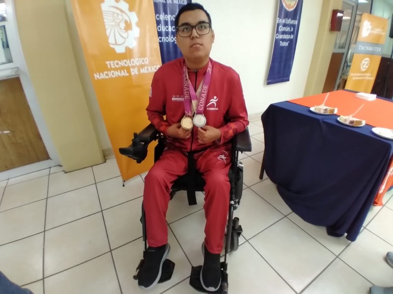 Addiel Ocampo gana preseas en Boccia en Juegos Paralímpicos Nacionales