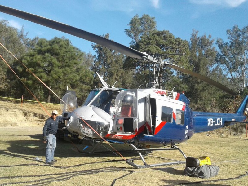 Adelantarán renta de helicóptero contra incendios en Zapopan