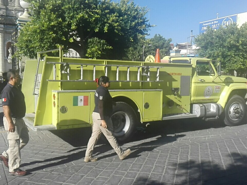 Administración municipal terminará con carencias en bomberos