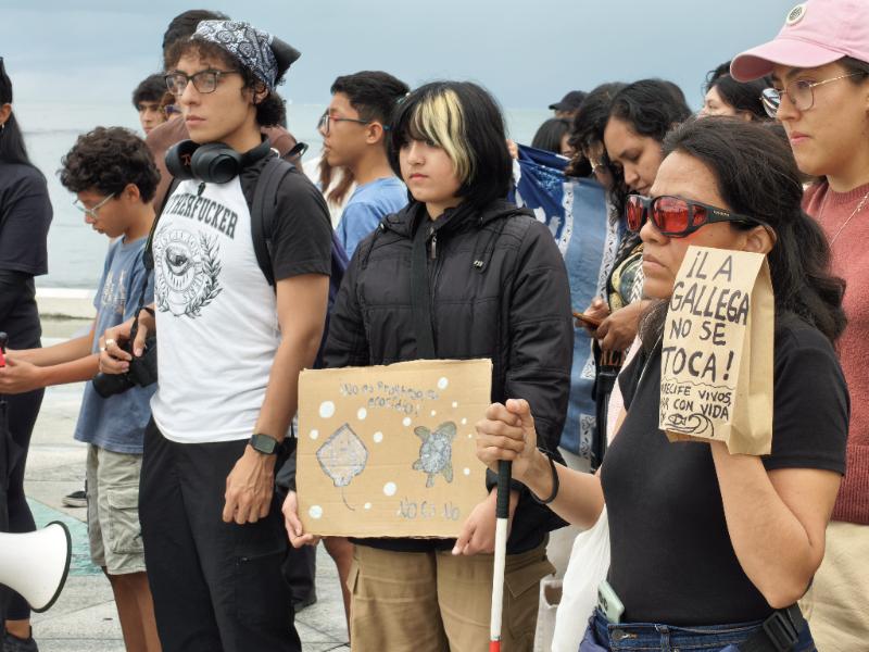 Administración Portuaria de Veracruz detalla acciones ambientales tras marcha por La Gallega