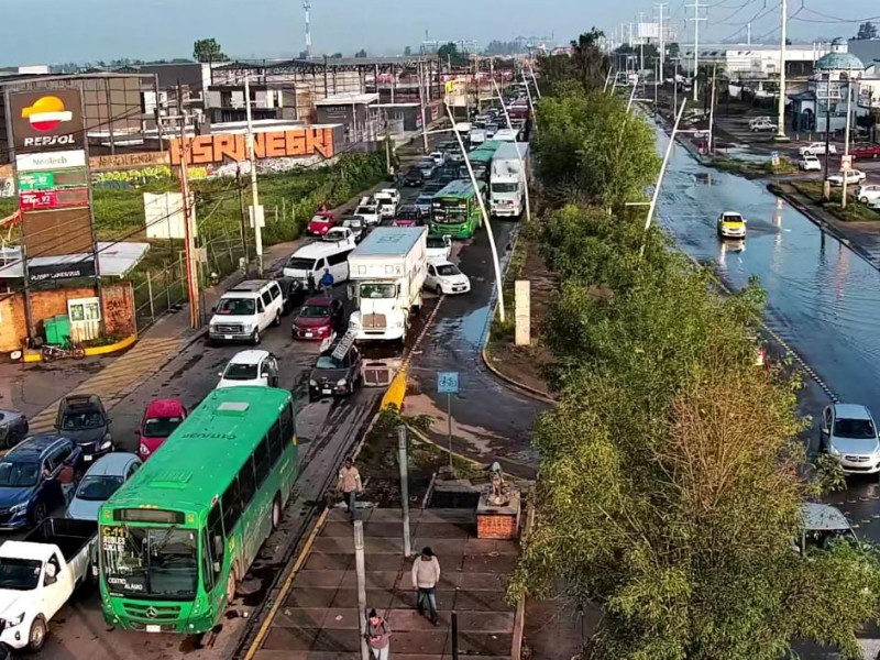 Adolfo B Horn colapsada por desbordamiento de Arroyo Seco