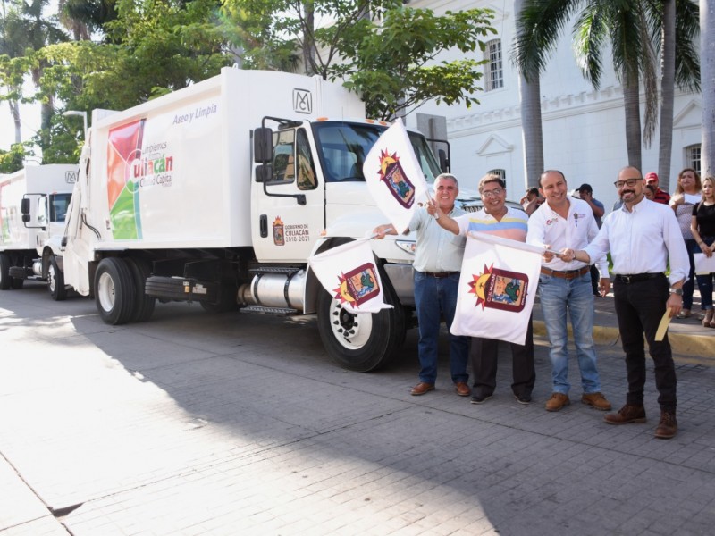 Adquiere Culiacán 4 unidades de recolección de basura