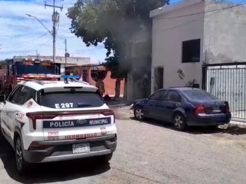 Adulto mayor resulta lesionado durante incendio de su casa